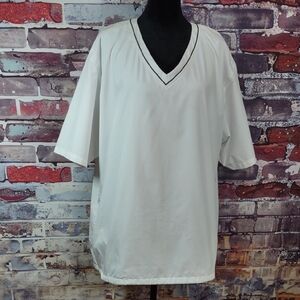 Cutter & Buck Pull-over V Neck Windbreaker Style Golf Top